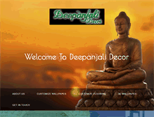 Tablet Screenshot of deepanjalidecor.com